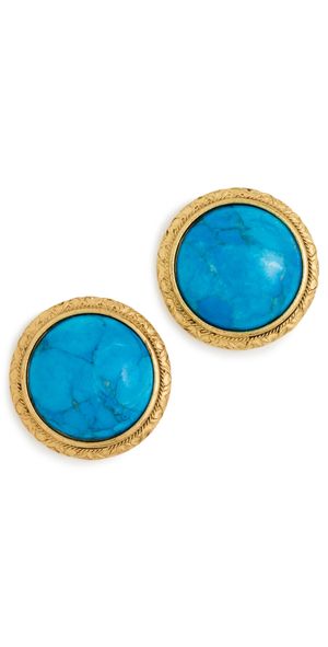 Elizabeth Cole Cirene Earrings Turquoise One Size