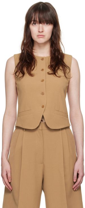 Beaufille SSENSE Exclusive Tan Rubens Vest