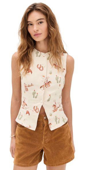 Bailey Rose Sleeveless Top Ecru L