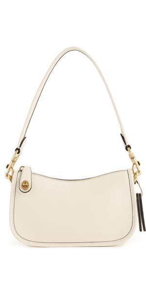Coach The Coach Originals Glovetanned Leather Shoulder Bag Chalk One Size