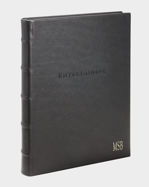 Leather Entertaining Notebook