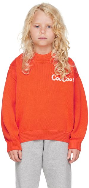 Mini Rodini Kids Red 'Coucou' Sweater