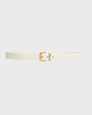 Box Laque YSL Leather Belt