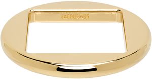 JACQUEMUS Gold 'Le bracelet rond' Bracelet