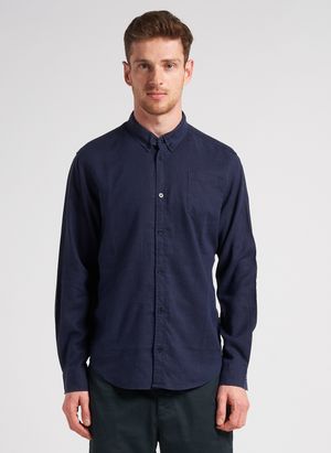 Thinking Mu - Chemise col américain - Taille XL - Bleu
