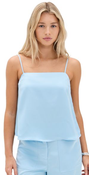 Susana Monaco Satin Cami Top Poolside L