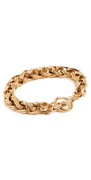 Brinker + Eliza Twist Bracelet Gold One Size