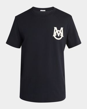 Men's Monogram Applique Crewneck T-Shirt