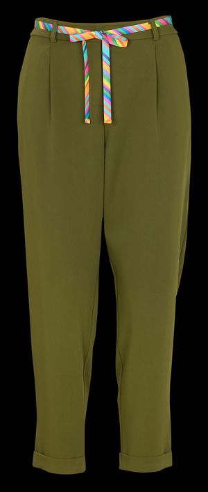 Please - Pantalon large - Taille L - Kaki