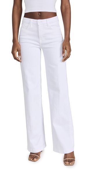 L'AGENCE Clayton Wide Leg Jeans Blanc 25