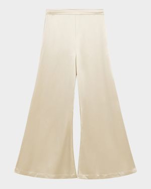 Lucee Wide-Leg Woven Trousers