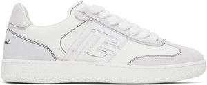 Balmain White Swan Sneakers