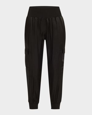 Tous Les Jours Giles Satin Jogger Pants