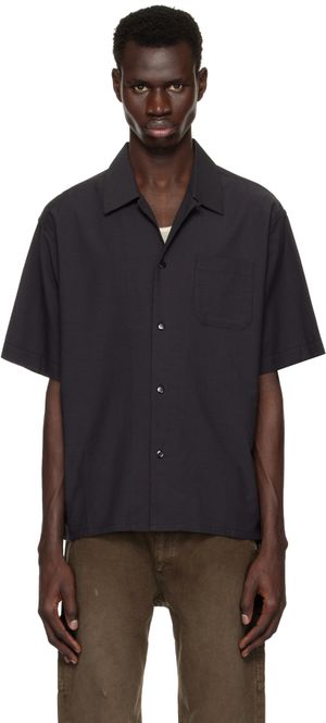 John Elliott Black Camp Shirt