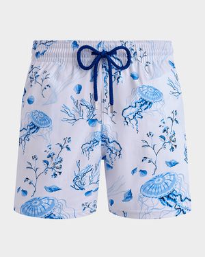 Men's Stretch Jellyfish Swim Trunks