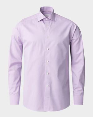 Men's Elevated Slim-Fit Structured Sport Shirt
