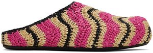 Marni Pink No Vacancy Inn Edition Fussbett Loafers