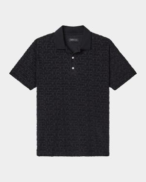 Men's Terry Towel Polo Shirt