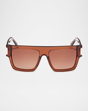 Men's MW0011M Acetate Rectangle Sunglasses