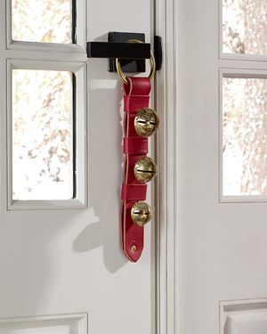 3 Solid Brass Bells Door Knocker Christmas Decoration