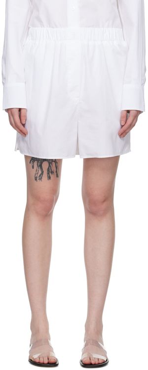 The Frankie Shop White Lui Shorts