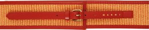 Marni Orange High-Waist Belt