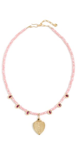 Brinker + Eliza Paulette Necklace Blush One Size