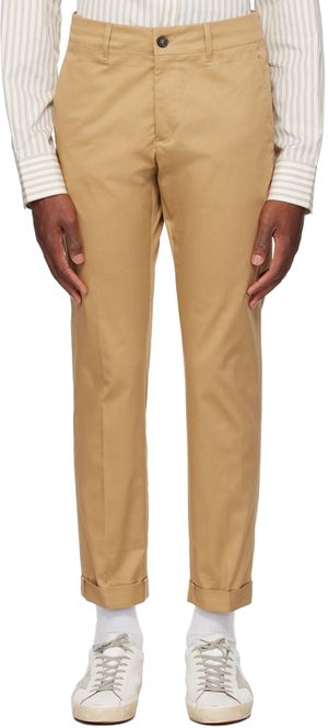 Golden Goose Beige Straight Trousers