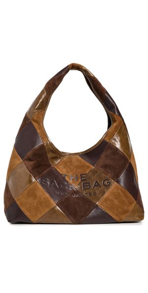 Marc Jacobs The Suede Patchwork Sack Bag Brown Multi One Size