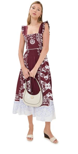 Lug Von Siga Sybill Dress Maroon/Blue 42