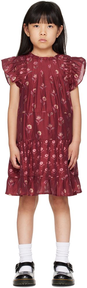 SEA NY Enfant | Robe Famke bourgogne - Mommy & Me