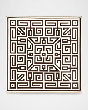 Labirinto Ebano Vide Poche Square Plate