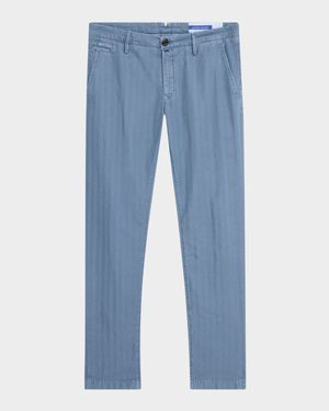 Men's Bobby Slim-Fit Chevron Pants