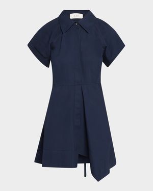 Julie Short-Sleeve Shirtdress