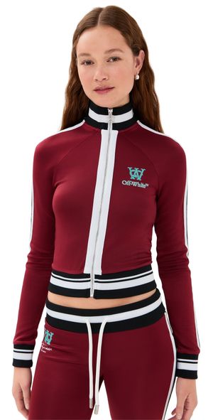 Off-White Track Top Serena Jacket Dahlia 44