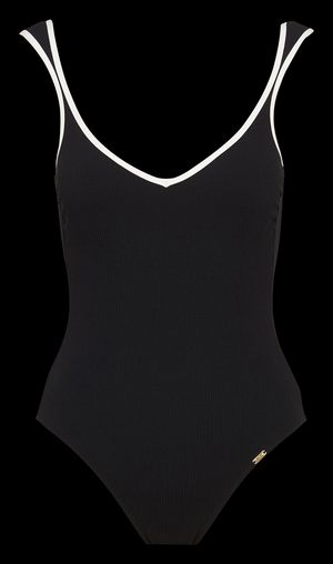 Livia - Maillot de bain une pièce - Taille 44 - Noir