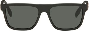 Burberry Black Logo Detail Square Frame Sunglasses