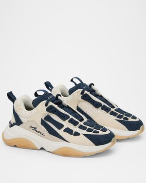 Boy's Bone Runner Leather Sneakers, Kid