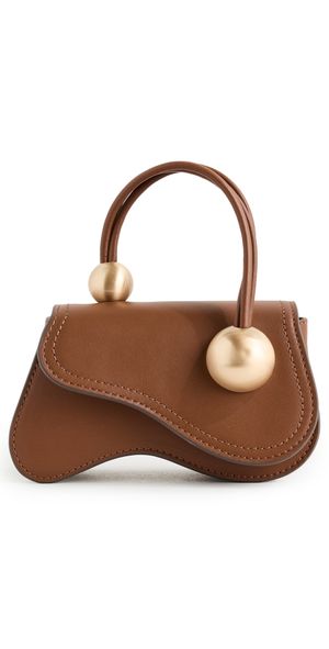 Cult Gaia Kazia Nano Crossbody Bag Pecan One Size