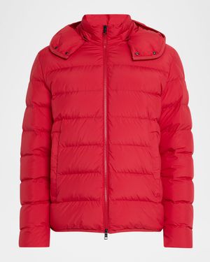 Men's Montbrocq Hooded Short Down Puffer Jacket