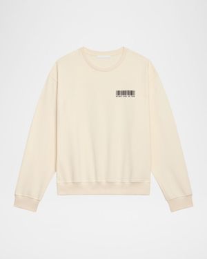 Men's Ski Schedule Cotton Crewneck Sweater