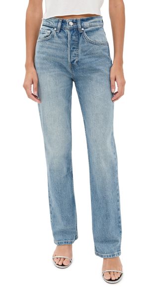 EB Denim High Rise Straight Jeans Cleo 27