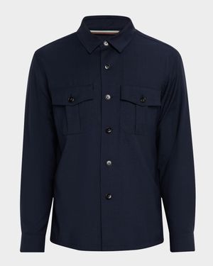 Men's Wool Overshirt