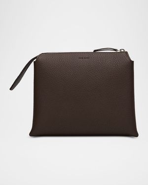 Nu Mini Twin Crossbody Bag in Grain Leather