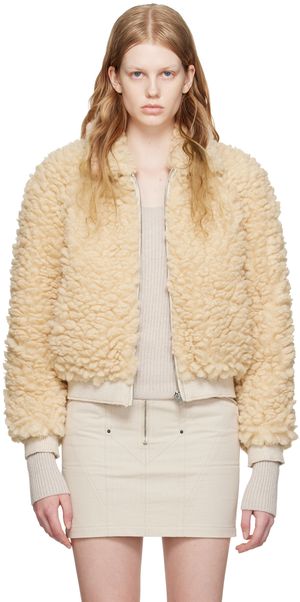 Isabel Marant Blouson aviateur Salvia jaune