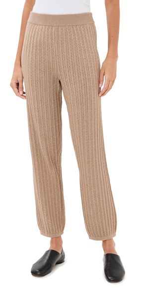SIMKHAI Cable Joggers Heather Teak XL