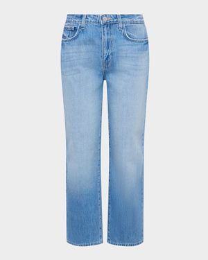 June Ultra High-Rise Crop Stovepipe Jeans