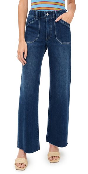 PAIGE Anessa 31 Utility Pockets + Raw Hem Live Forever Jeans Live Forever 25
