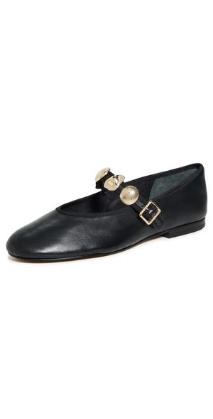 Dolce Vita Relan Flats Black Leather 7