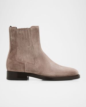 Men's Suede Chelsea Boots